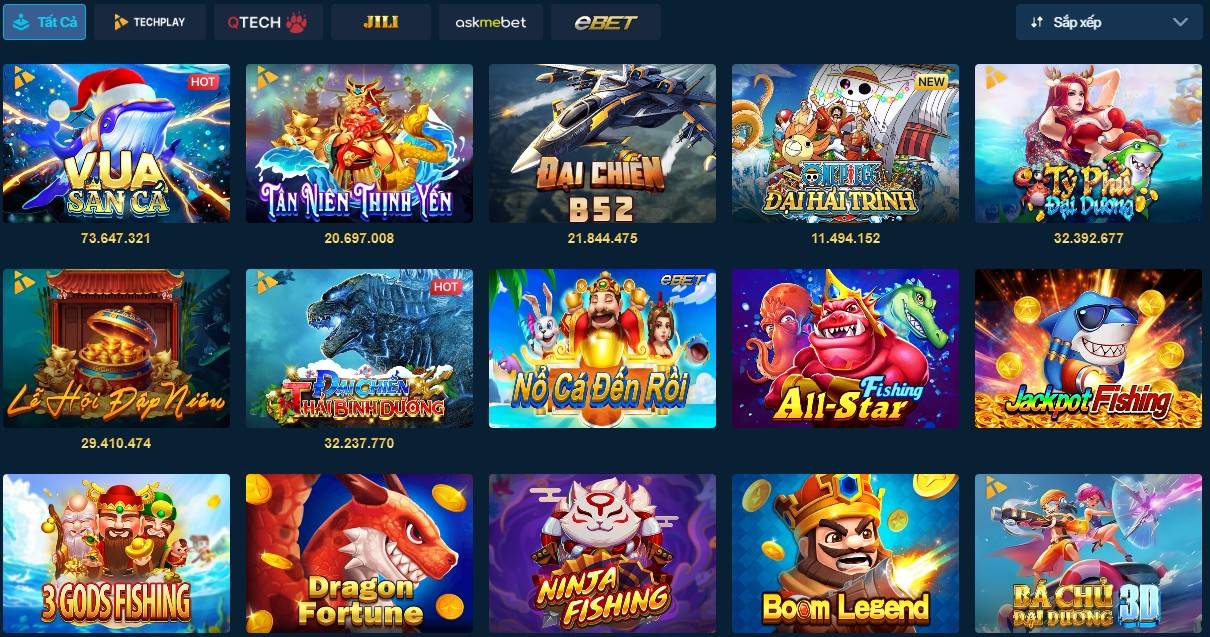 Bắn cá đổi thưởng